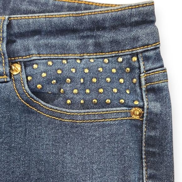 Michael Kors Dark Blue Straight Leg Jeans - Picture 3 of 5